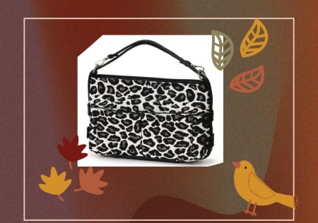 豹紋單肩包D00006