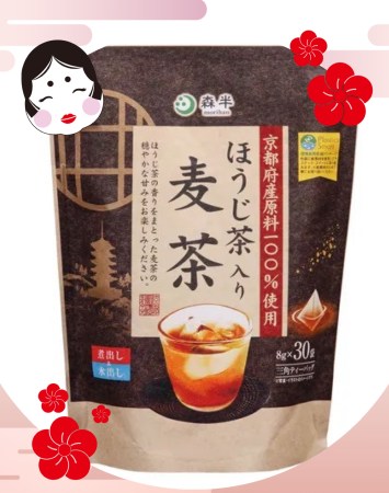 森半焙茶大麥茶包 30入L00003