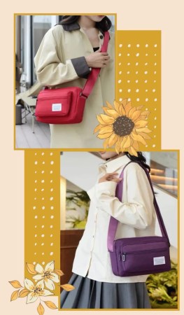 純色單肩包D00001