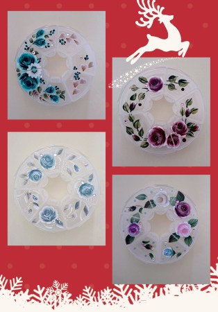 花朵小物收納盒(圓形)H00005