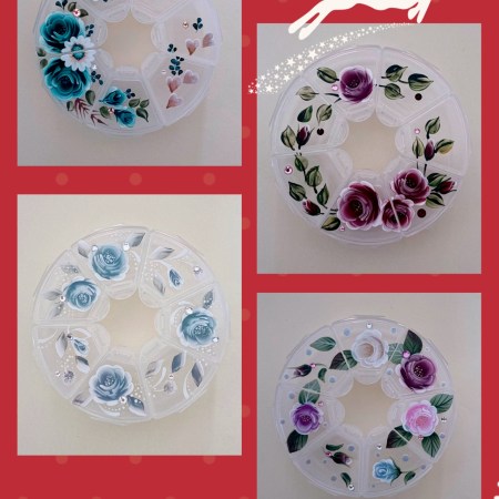 花朵小物收納盒(圓形)H00005