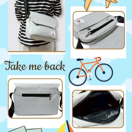 史努比輕便肩背包D00009