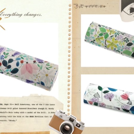 花卉眼鏡盒H00004