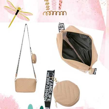 波浪紋單肩包D00007