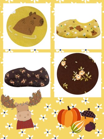 暖暖防滑內襯絨室內襪C00021