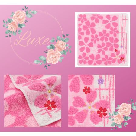 大正浪漫刺繡手帕(櫻花)H00008